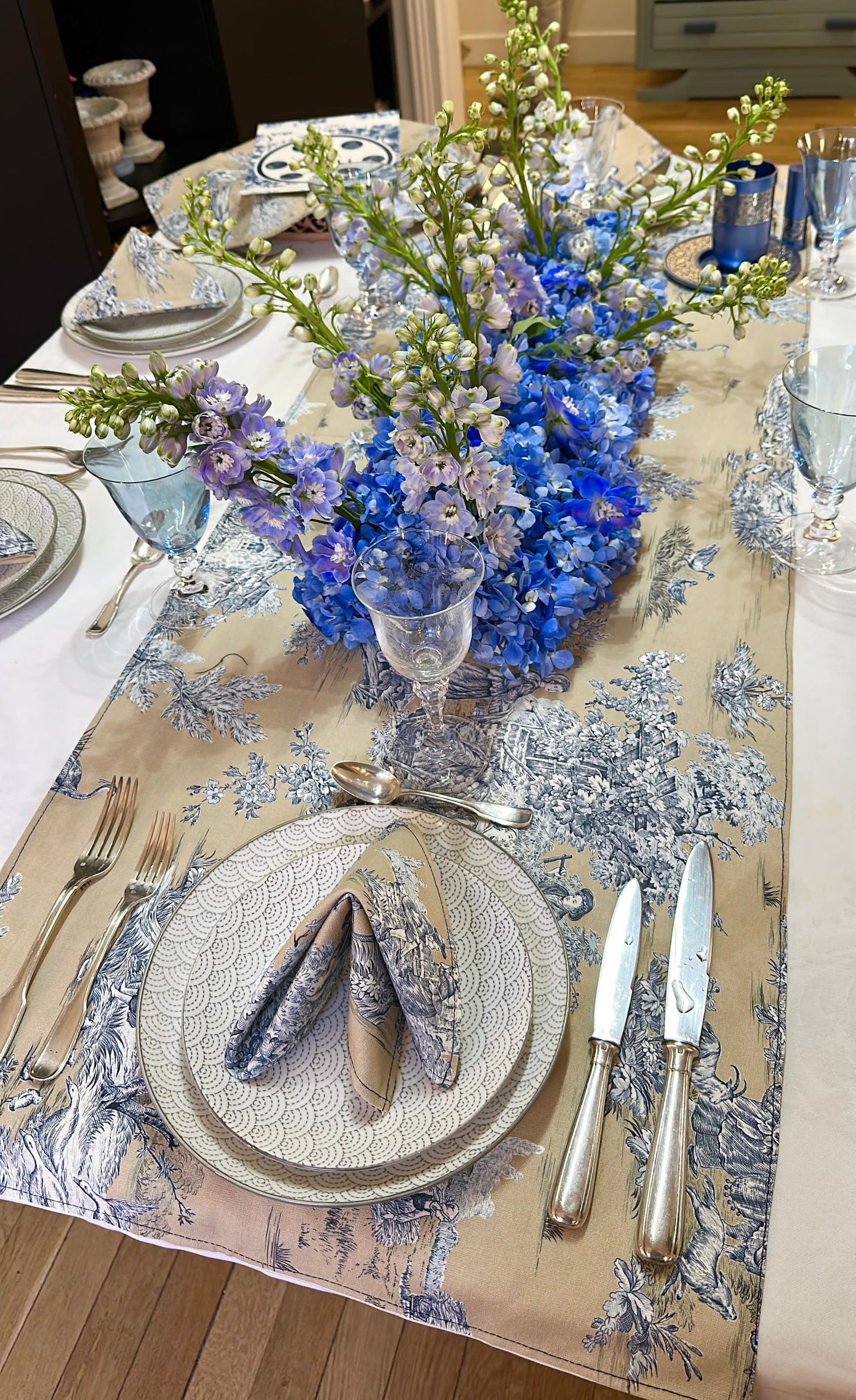 Serviettes Deep Blue